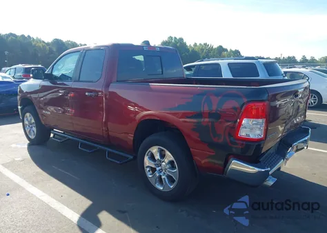 2020 Ram 1500 Big Horn 4X4 6'4 Box from USA, damaged, VIN 1C6SRFBT4LN343871